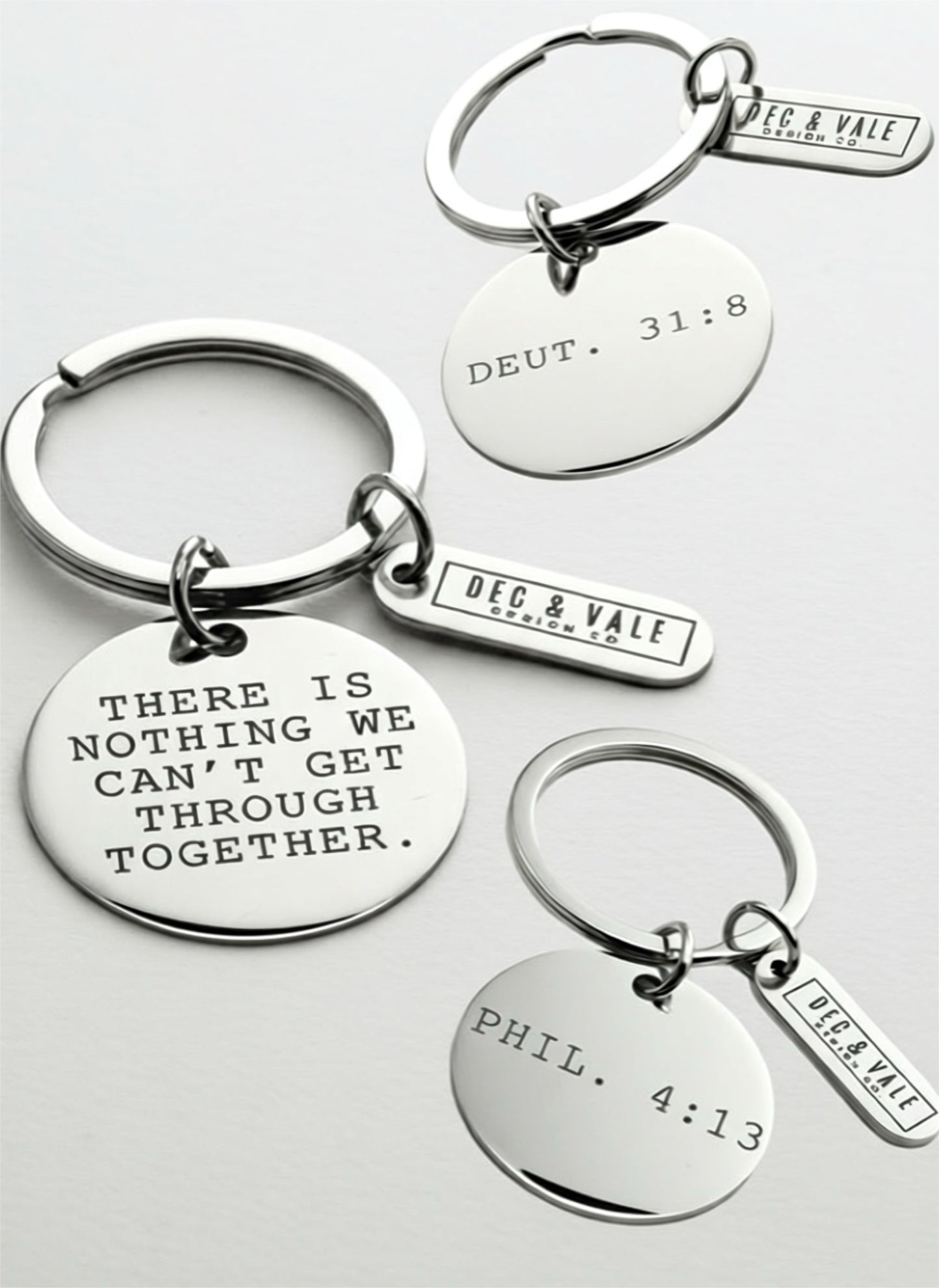“There Is Nothing We Can’t Get Through Together” Keychain