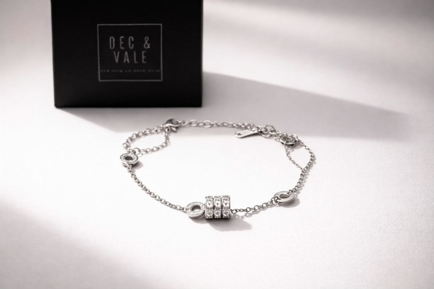 Minimalist Bracelet with Roman Numeral Design
