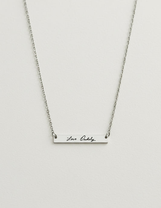 Personalized Handwriting Necklace