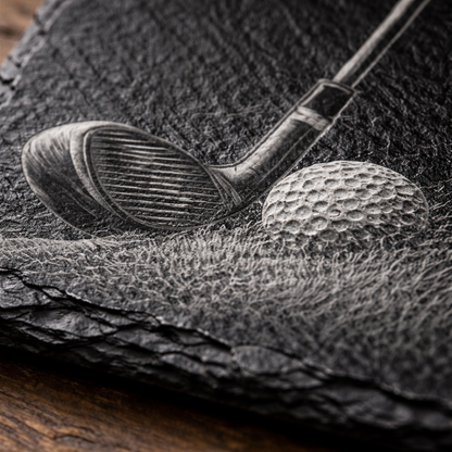 Golf Slate Coasters – Set of 4