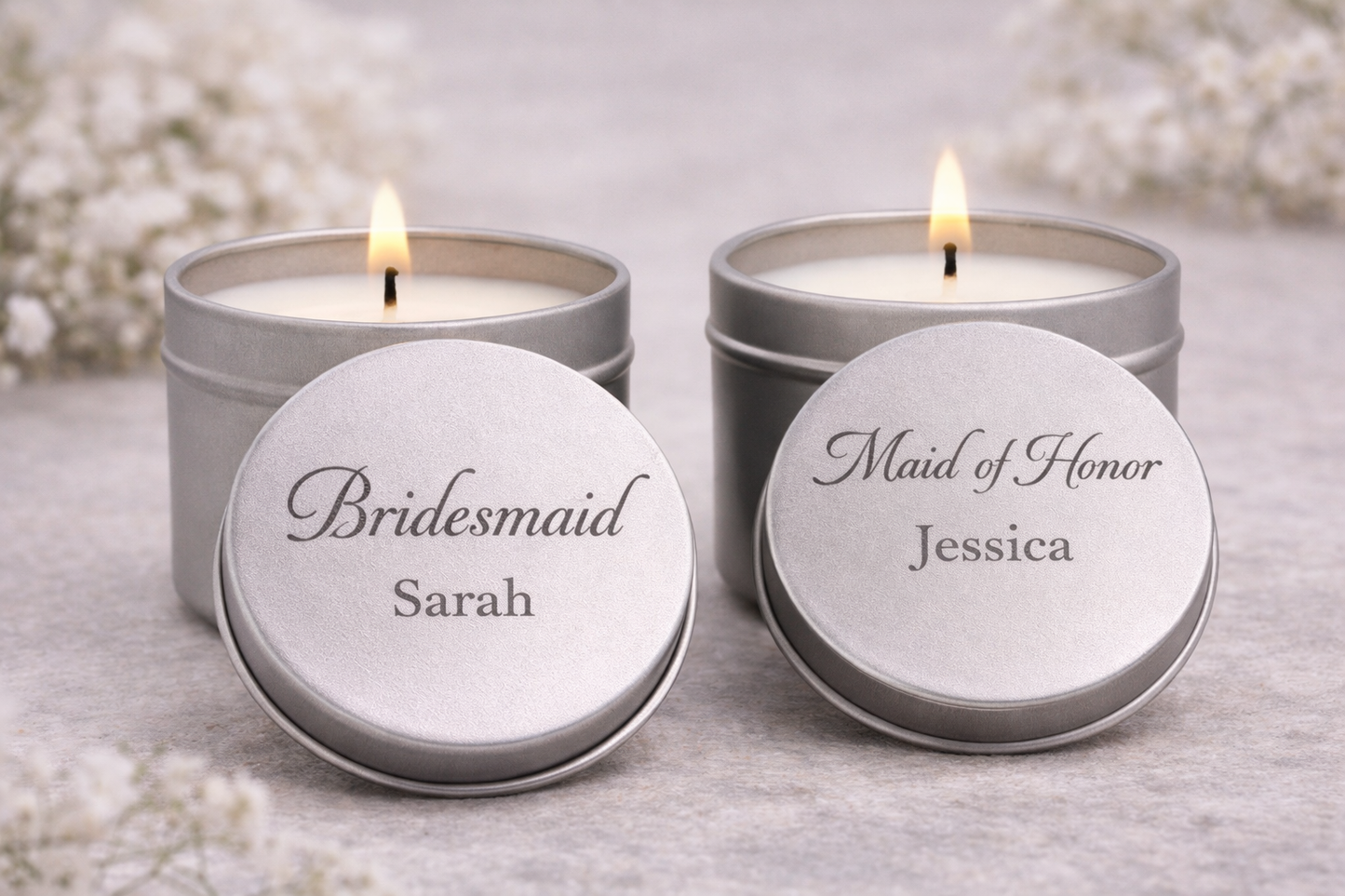 Personalized Mini Candle