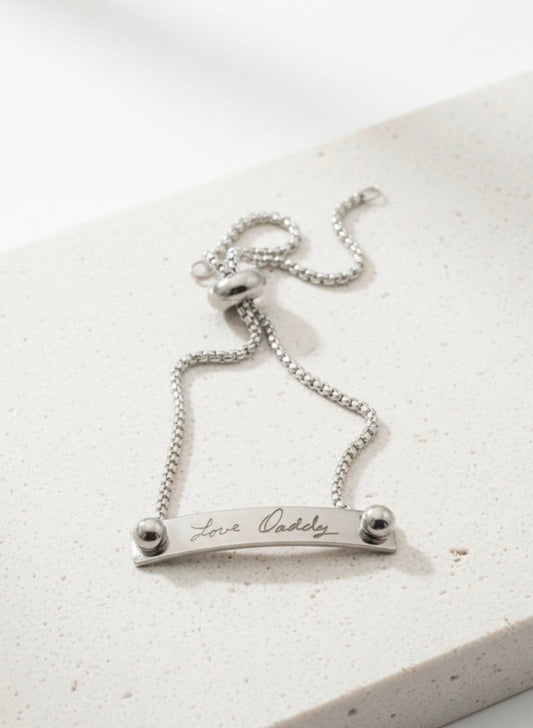 Personalized Handwriting Bracelet