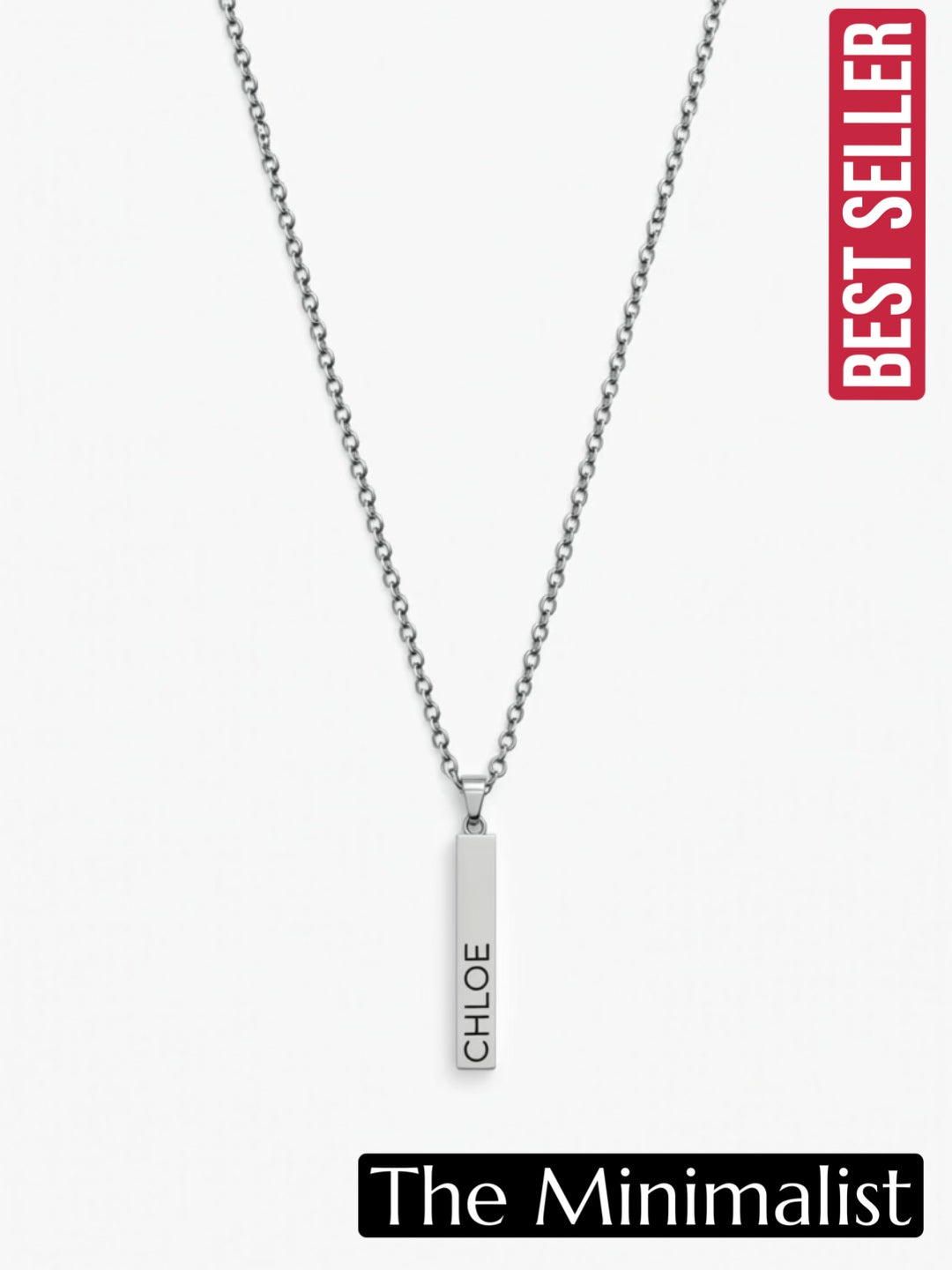 The Minimalist- Name Pendant Necklace