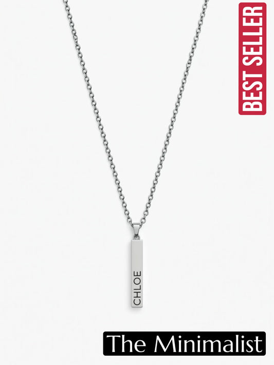 The Minimalist- Name Pendant Necklace