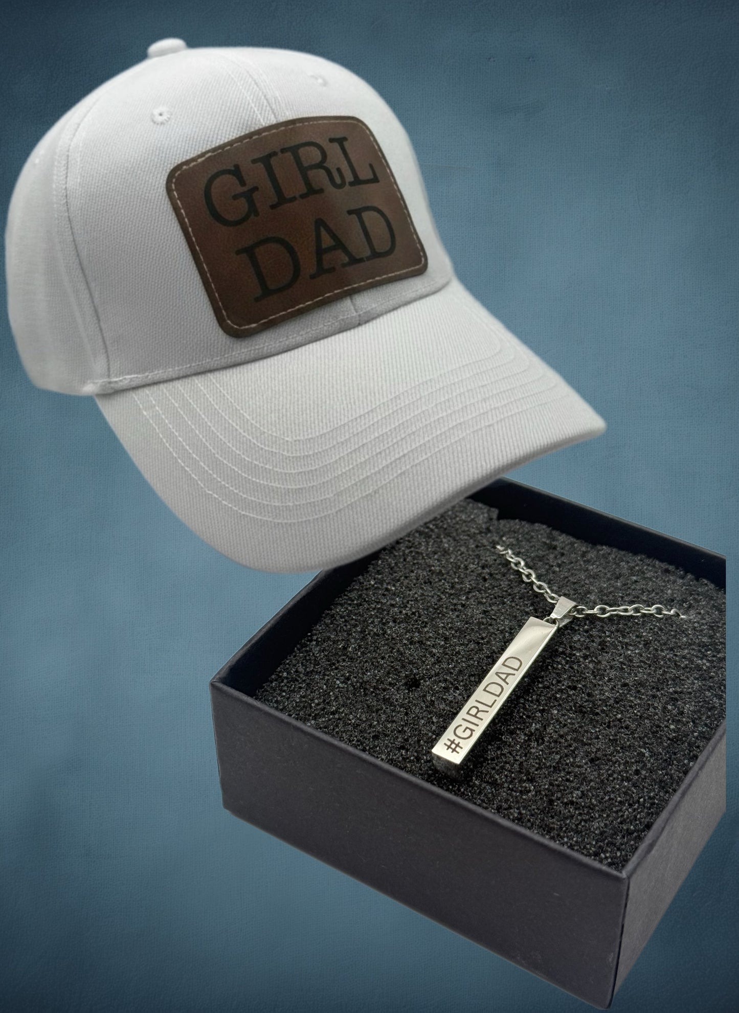 Girl Dad Hat & Necklace Gift Bundle