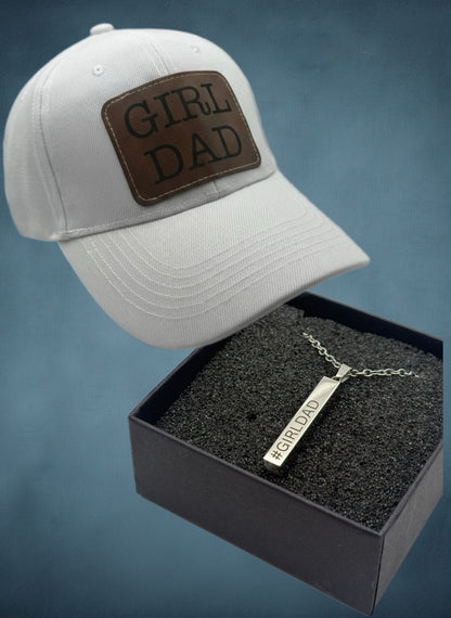 Girl Dad Hat & Necklace Gift Bundle