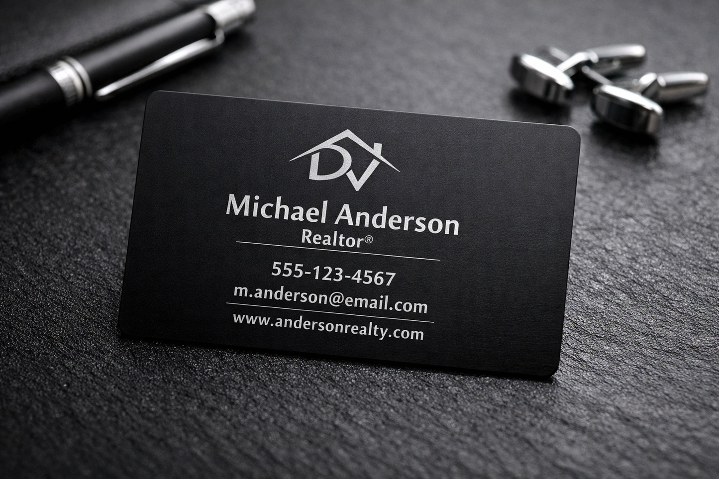 Engraved Metal Business Cards