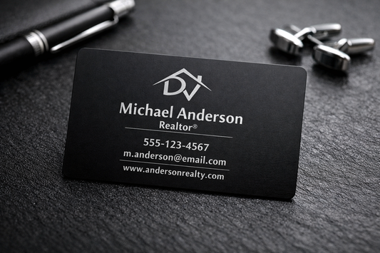 Engraved Metal Business Cards
