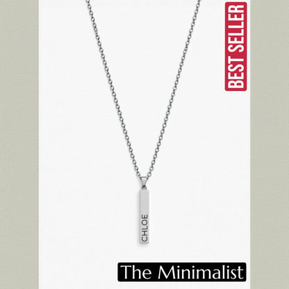 The Minimalist- Name Pendant Necklace