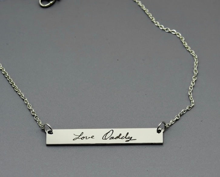 Personalized Handwriting Necklace