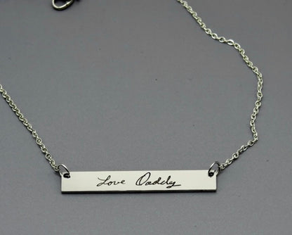 Personalized Handwriting Necklace