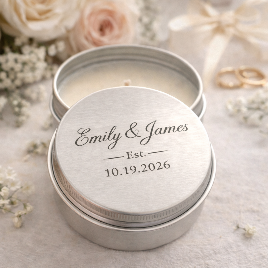 Personalized Mini Candle