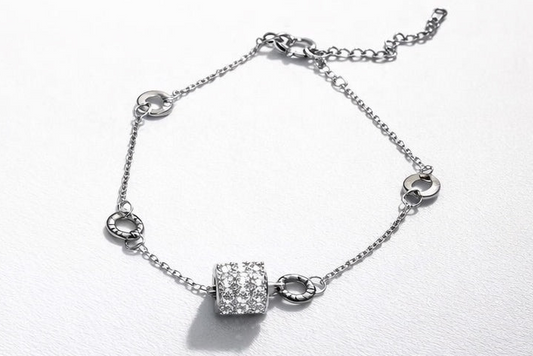 Minimalist Bracelet with Roman Numeral Design